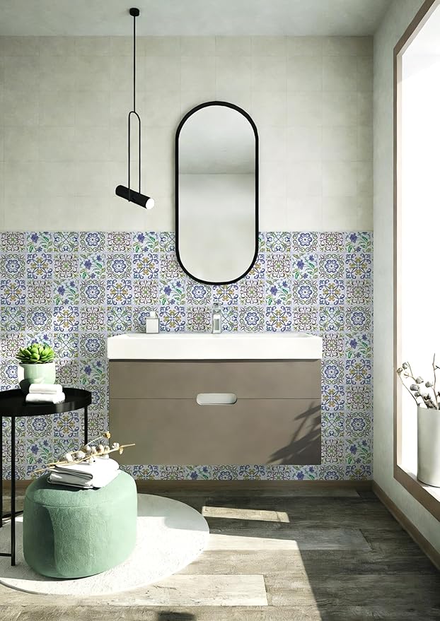 Wudnaye Peel and Stick Backsplash Wallpaper Kitchen Faux Tile Contact Paper