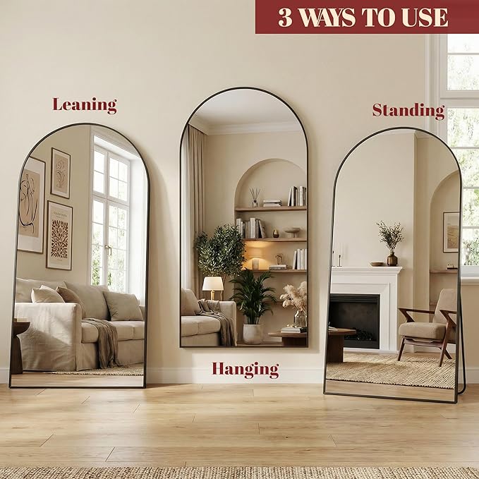 Suidia 81"x41" Arched Full Length Mirror