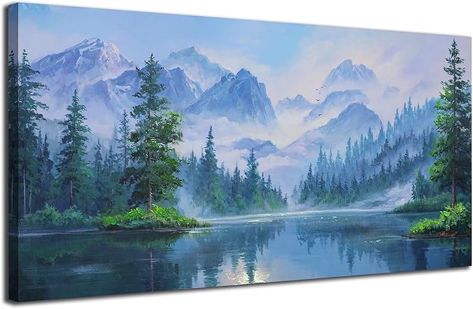 Ardemy Forest Landscape Canvas Painting 58"x29"
