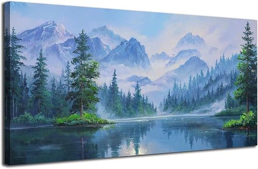 Ardemy Forest Landscape Canvas Painting 58"x29"