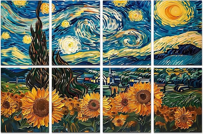 FurnoFlexArt Acoustic Panels Tiles Decorative Room Sound Proof Foam Absorbing
