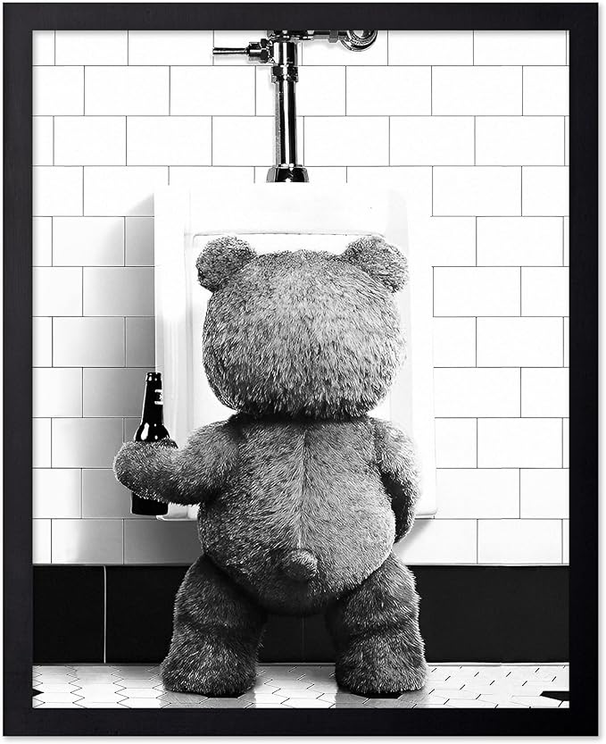 Poster Master Funny Teddy Bear Print