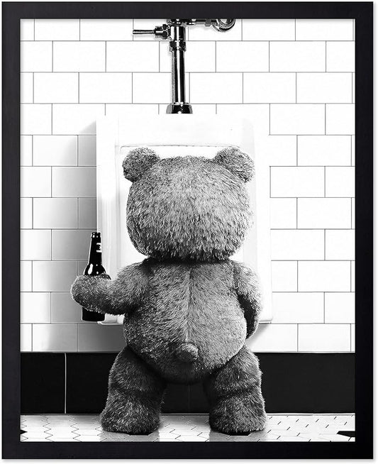 Poster Master Funny Teddy Bear Print