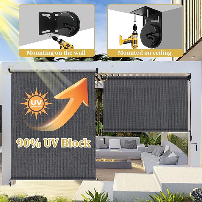 Shade&Beyond Outdoor Roller Shades
