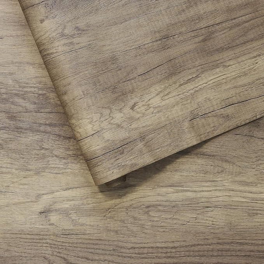 Brown Wood Contact Paper for Cabinets Drawers Wood Grain Vinyl Wrap 3D Wood