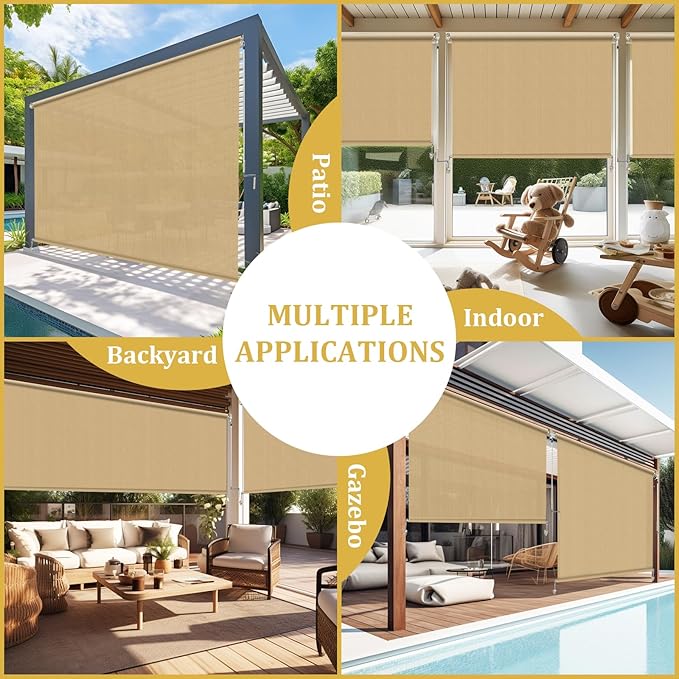 Shade&Beyond Outdoor Roller Shades