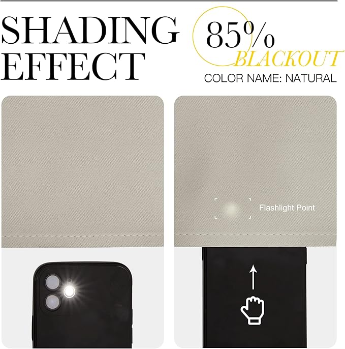 NICETOWN Blackout Curtains for Living Curtains, Room Darkening Window Curtain