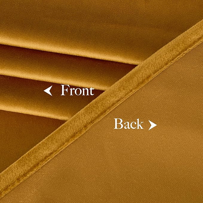NICETOWN 96 inch Warm Velvet Blackout Curtains