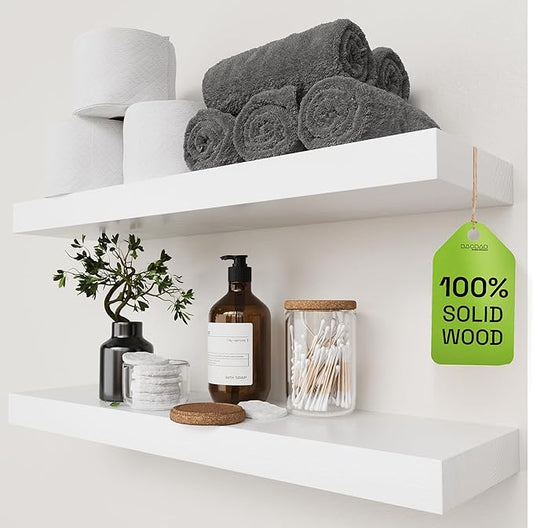 BAOBAB WORKSHOP Wood Floating Shelves