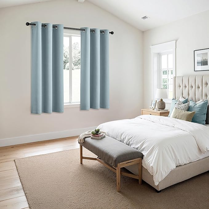 MIULEE Blackout Curtains for Bedroom Living Room 2 Panels, Thermal Insulated