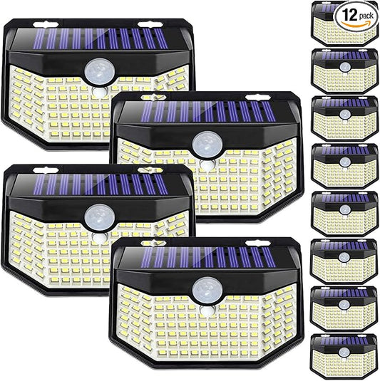 HMCITY 120 LED Outdoor Solar Lights