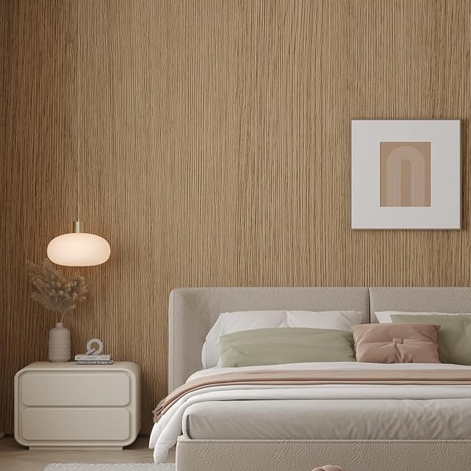 31x157 inch Grasscloth Wallpaper Peel and Stick Grass Cloth Wallpaper Removable