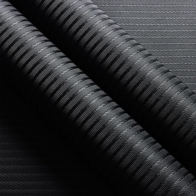 Orainege Black Wallpaper Peel and Stick Wallpaper 15.7"x196.8" Textured Contact