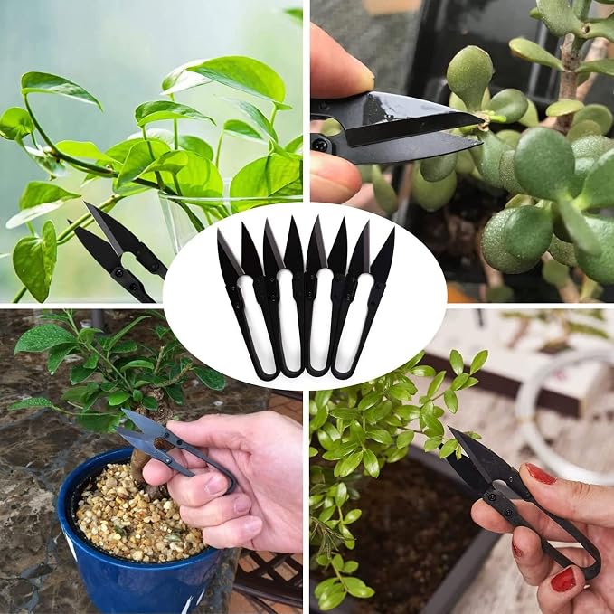 Sago Brothers Bonsai Pruning Scissors, Pruning Shears for Bud and Leaves Trimmer 12 PCS, Garden Shears for Plants, Gardening Clippers for Flower, Steel Bud and Bonsai Trimming Pruners Trimmers