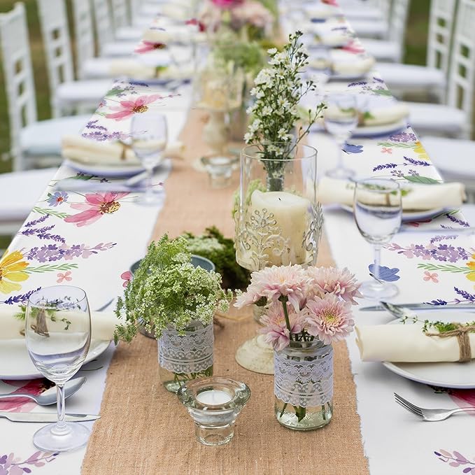 Kochorie Spring Flower Tablecloth Roll