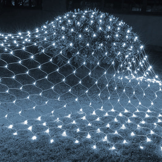 Dazzle Bright 360 LED Net Lights, 12FT x 5FT, Waterproof, 8 Modes, White, Model HB-360WCOI