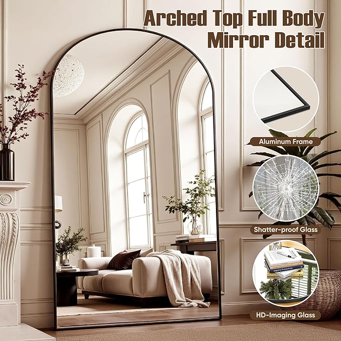 Full Length Mirror, Oversized Floor Mirrors, Leaning Free Standing Mirrors