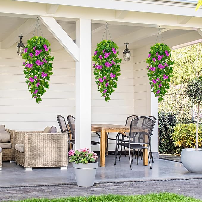 BLEUM CADE Artificial Hanging Flowers