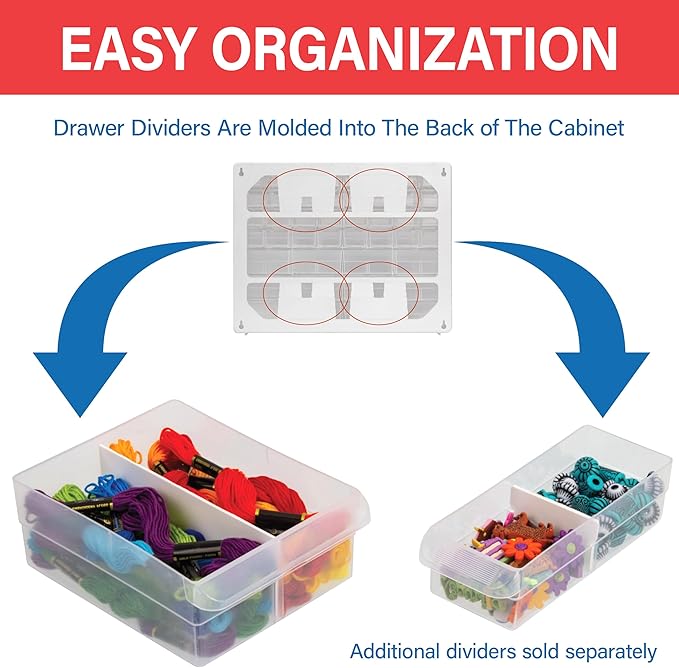 Akro-Mils 64-Drawer Plastic Drawer Storage Cabinet
