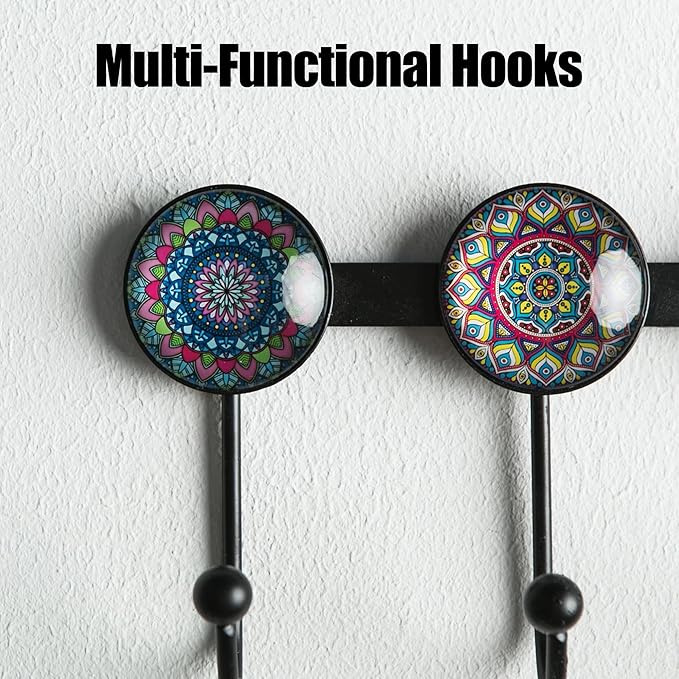 Boho Coat Rack Wall Mounted