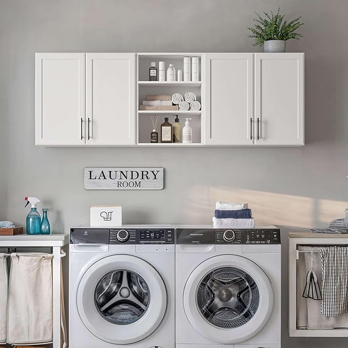FIMELLO 62.8 ''W X 11''D X 21.7''H Wall Cabinets
