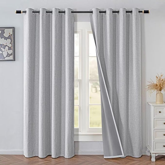 IGEMAEVE Blackout Curtains 108 Inches Long