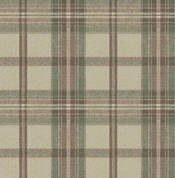 NextWall Harry & Grace Herringbone Plaid Premium Matte Non-Woven Peel and Stick