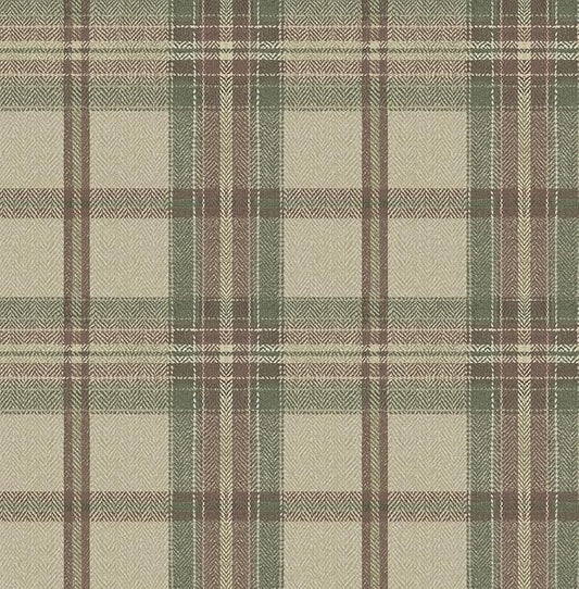 NextWall Harry & Grace Herringbone Plaid Premium Matte Non-Woven Peel and Stick