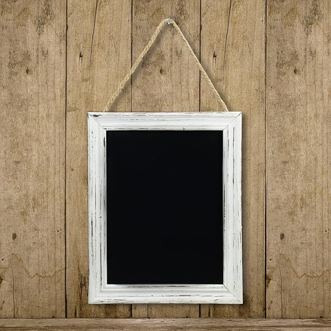 SANY DAYO HOME Rustic Wall Hanging Magnetic Chalkboard Signs 14 x 11 inches