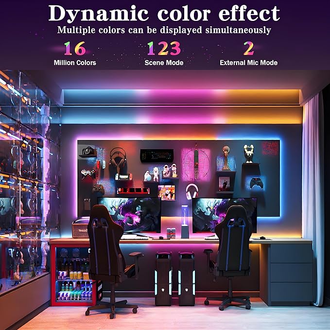 Tenmiro Upgraded Smart IC 100ft LED Lights