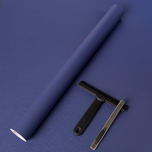 practicalWs Blue Wallpaper Peel and Stick