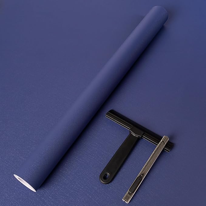 practicalWs Blue Wallpaper Peel and Stick