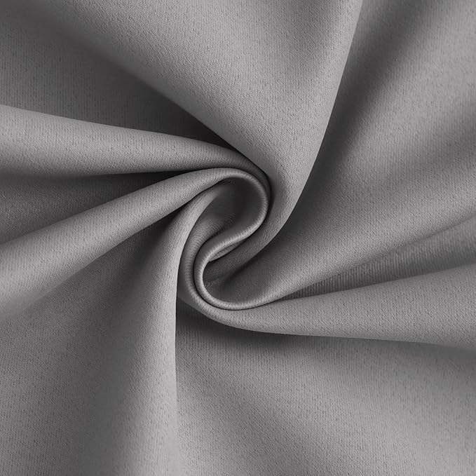 Yakamok 100% Blackout Curtain Panels 63 inches Cold and Light Blocking Drapes