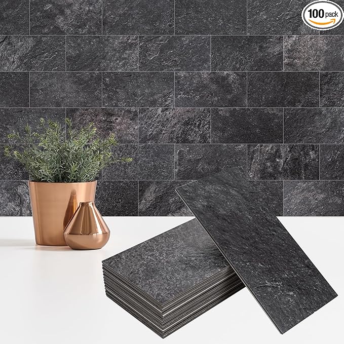 StyloVue 100 Pieces Peel and Stick Backsplash