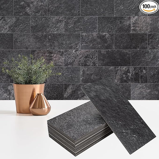 StyloVue 100 Pieces Peel and Stick Backsplash