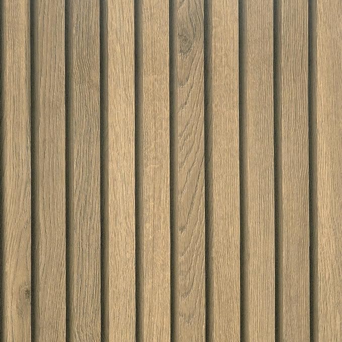 VEELIKE Slat Wood Contact Paper Wood Wallpaper Peel and Stick