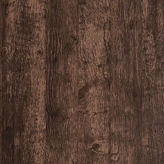Dimoon Wood Wallpaper Brown Dark Wood Contact Paper Brown Wood Plank Wood Peel
