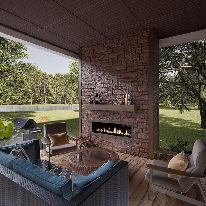 EverStone Cobblestone Faux Stone Panel, Texas Color