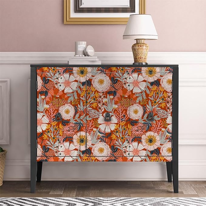 HAOKHOME Boho Peel and Stick Wallpaper Floral Wall Paper Removable