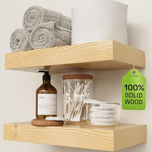 BAOBAB WORKSHOP Solid Wood Floating Shelves