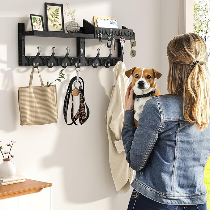 Evermagin 29" Coat Rack Wall Mount