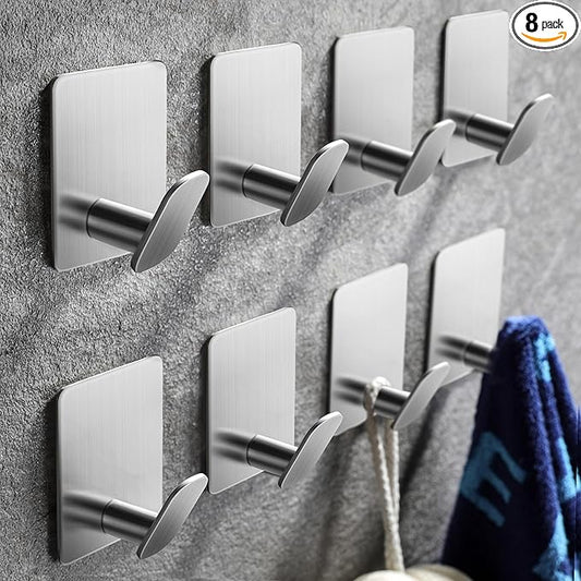 DELITON Towel Hooks for Bathrooms