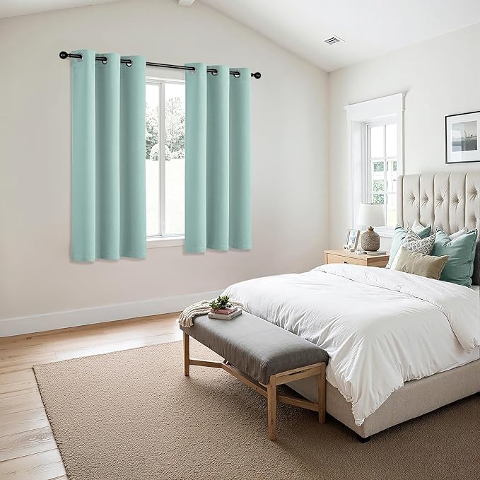 MIULEE Blackout Curtains for Bedroom Living Room 2 Panels, Thermal Insulated