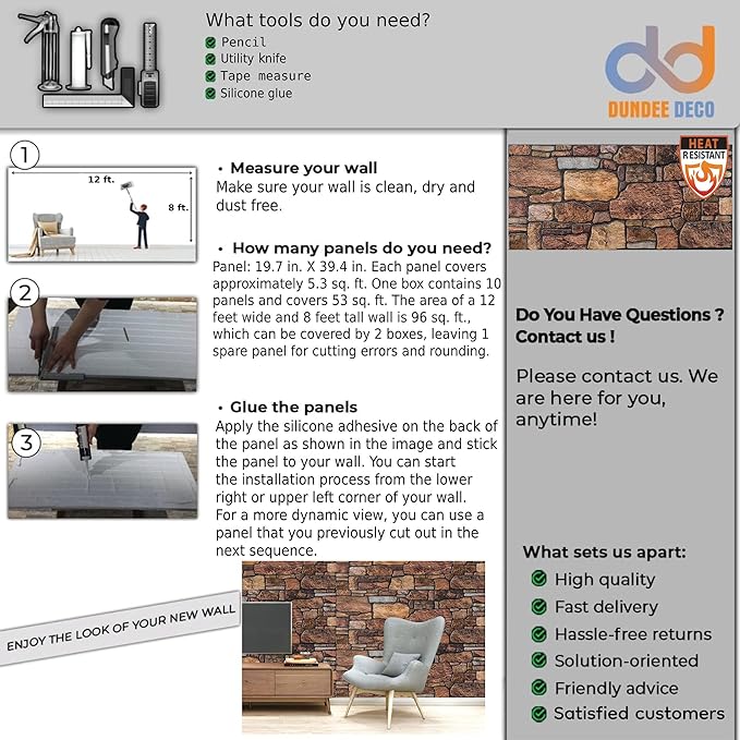 Dundee Deco 3D Wall Panels
