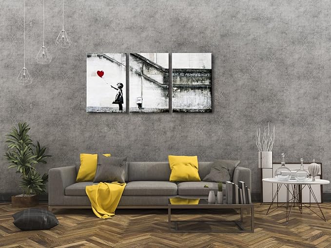 Wieco Art Banksy Grafitti Girl