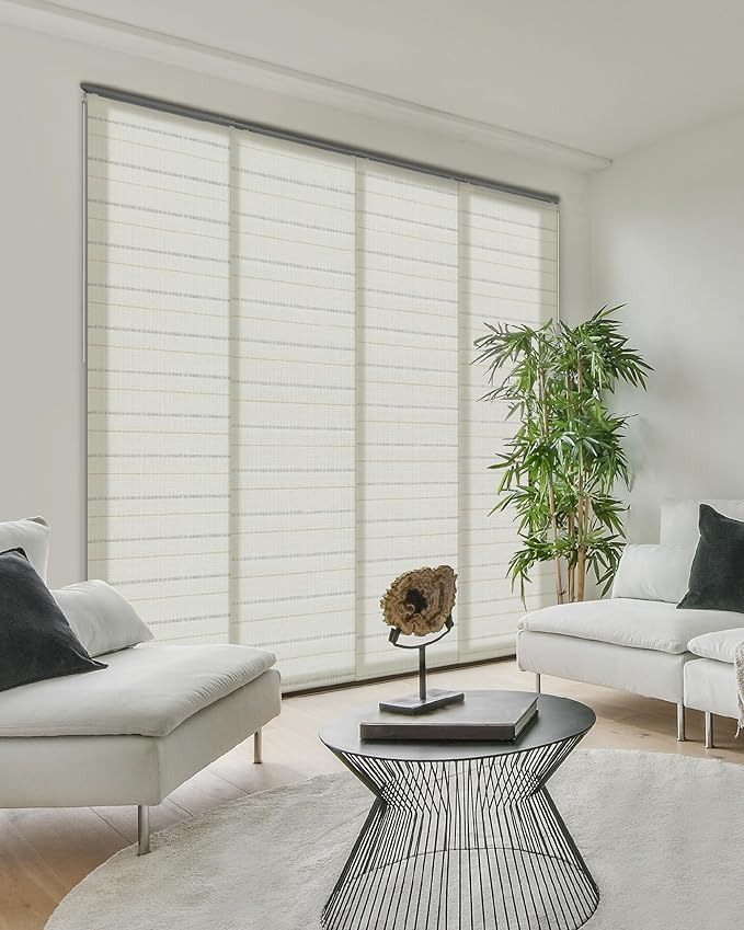 GoDear Design Adjustable Verticsl Sliding Panel Track Blinds