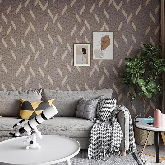 BOMENG Herringbone Peel & Stick Wallpaper