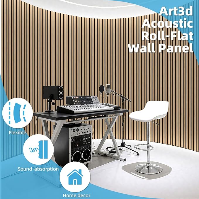 Art3d Acoustic Wood Slat Wall Panel