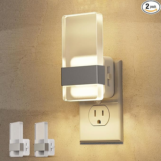 L LOHAS LED Night Light, Night Lights Plug Into Wall, Dusk-to-Dawn Sensor