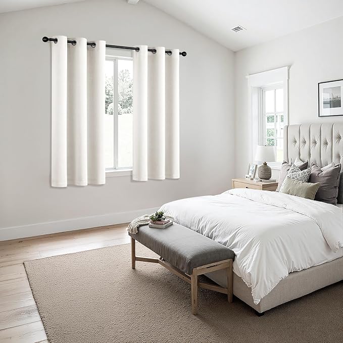 MIULEE Blackout Curtains for Bedroom Living Room 2 Panels, Thermal Insulated